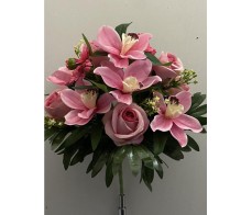 Роза + Орхидея Д 155, , 212.96 грн, 2059, , БУКЕТЫ КЛАССА ЛЮКС